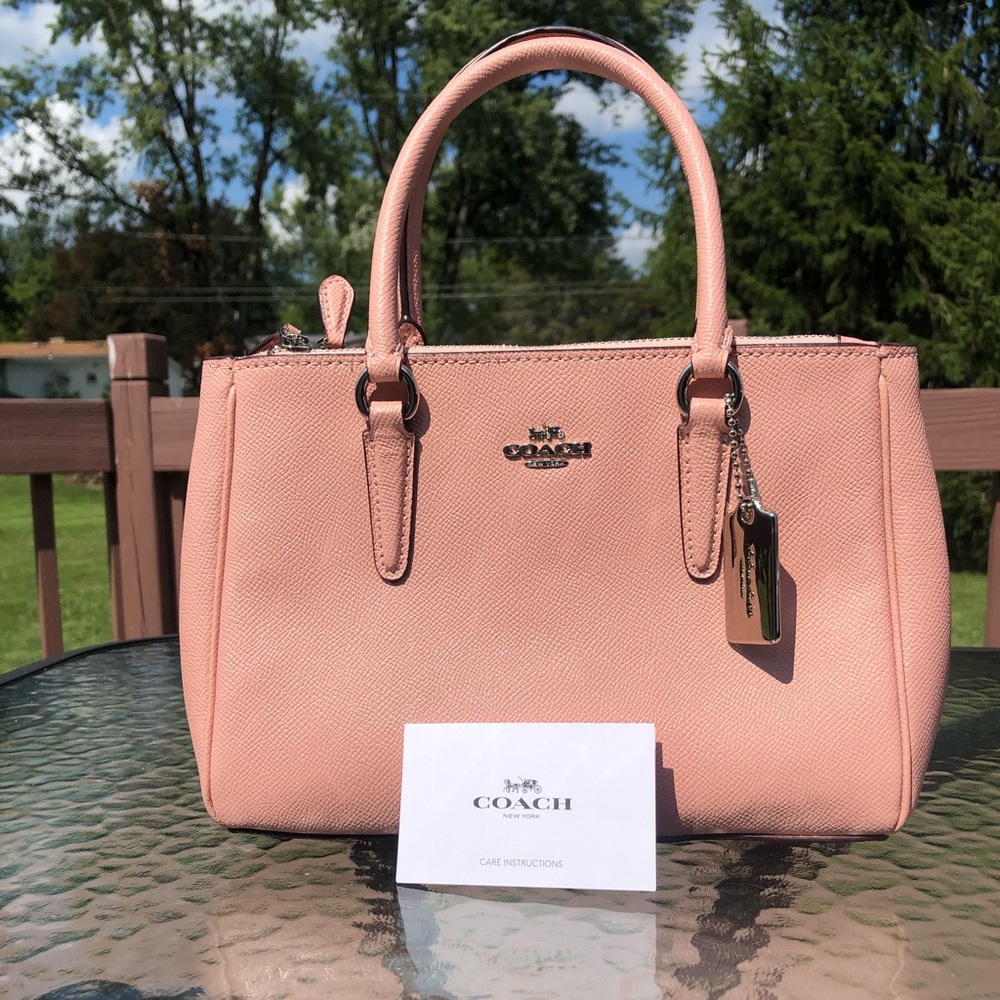 SOLD Coach Mini Surrey Pink